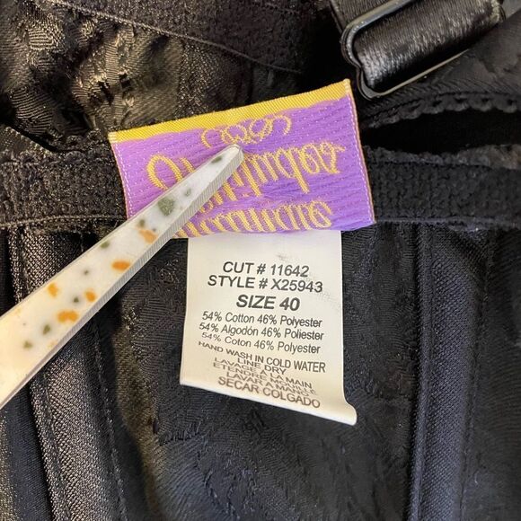 Vintage Intimate Attitudes Bustier Camisole Black Size 40 - Picture 6 of 7